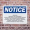 Signmission Important Fragrance Free Environment Please, 14 in W x Rectangle, Plastic OS-2PACK-NS-P-1014-L-13647 - alternate 8
